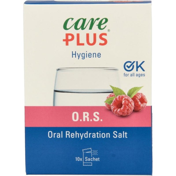 Care Plus ORS framboos (10 Stuks)