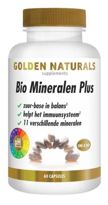 Golden Naturals Bio mineralen plus (60 Vegetarische capsules)