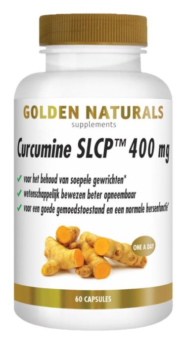 Golden Naturals Curcumine SLCP 400mg (60 Vegetarische capsules)