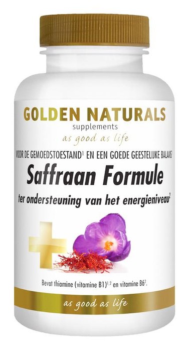 Golden Naturals Saffraan support (60 Capsules)