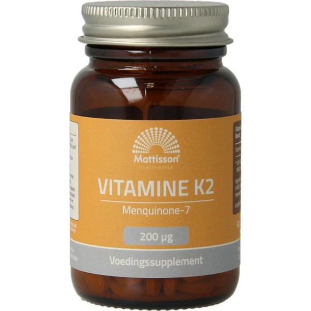 Mattisson Vitamine K2 200mcg/MK7 (60 Tabletten)
