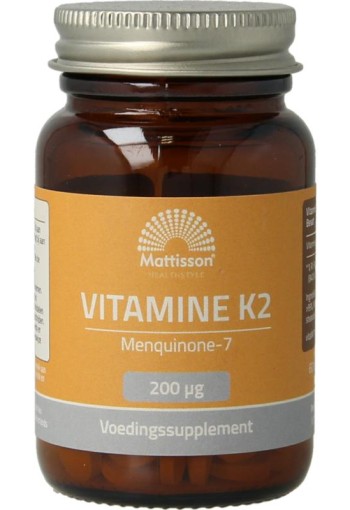 Mattisson Vitamine K2 200 mcg/MK7 (60 Tabletten)
