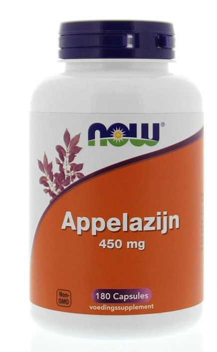 NOW Appelazijn 450mg (180 Vegetarische capsules)