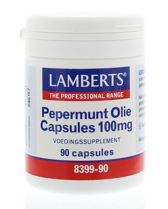 Lamberts Pepermuntolie 100mg (90 Capsules)