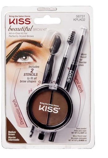 Kiss Beautiful brow kit (1 Stuks)