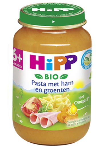 Hipp Pasta Met Ham En Groenten 6 Maand 190g