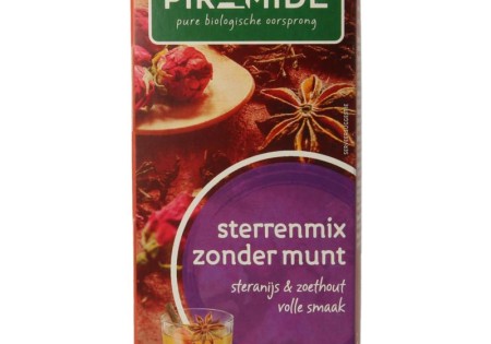 Piramide Sterrenmix zonder munt thee eko bio (20 Zakjes)