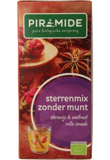 Piramide Sterrenmix zonder munt thee eko bio (20 Zakjes)