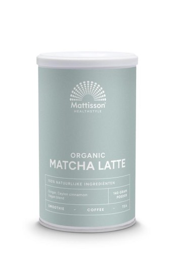 Mattisson Latte matcha gember - Ceylon kaneel bio (140 Gram)