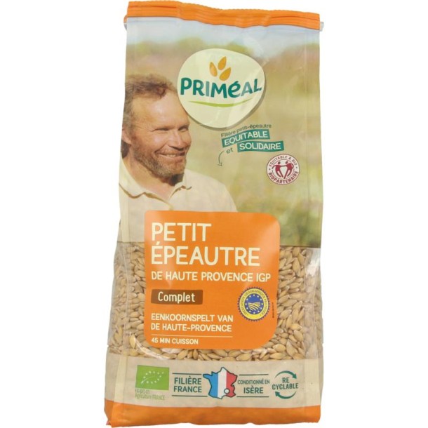 Primeal Eenkoornspelt klein zak bio (500 Gram)