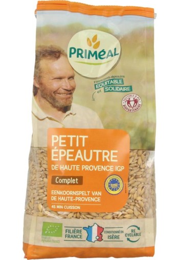 Primeal Eenkoornspelt klein zak bio (500 Gram)