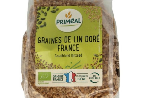 Primeal Lijnzaad goud bio (250 Gram)