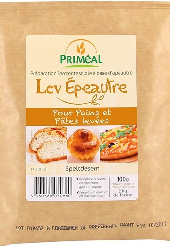 Primeal Zuurdesem spelt (100 Gram)
