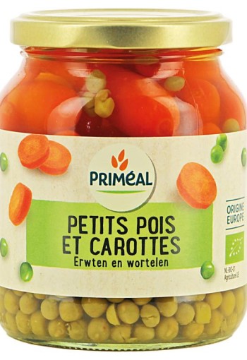 Primeal Doperwten wortelen bio (350 Gram)