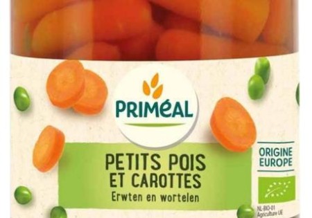 Primeal Doperwten wortelen bio (660 Gram)