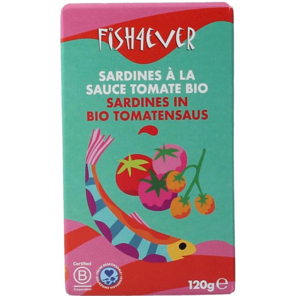 Fish 4 Ever Sardines in tomatensaus (120 Gram)