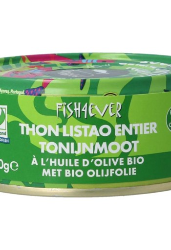 Fish 4 Ever Tonijnmoot in olijfolie (160 Gram)