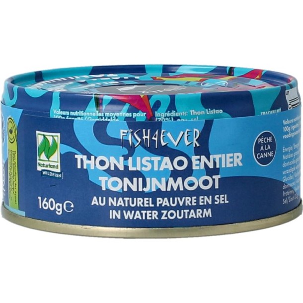 Fish 4 Ever Tonijnmoot in water (160 Gram)
