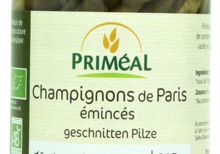 Primeal Champignon schijfjes bio (280 Gram)