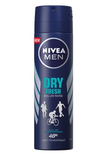 Nivea Men deodorant dry fresh spray (150 Milliliter)