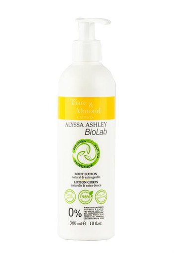 Alyssa Ashley Biolab tiare/almond body lotion (300 Milliliter)