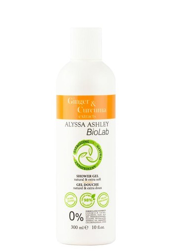 Alyssa Ashley Biolab ginger/curcuma shower gel (300 Milliliter)