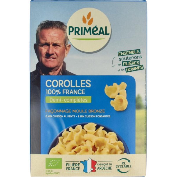Primeal Corolle halfvolkoren pasta bio (400 Gram)