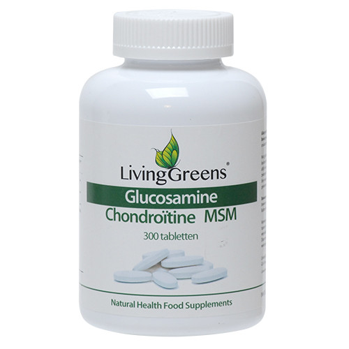 Livinggreens Glucosamine chondroitine MSM (300 Tabletten)