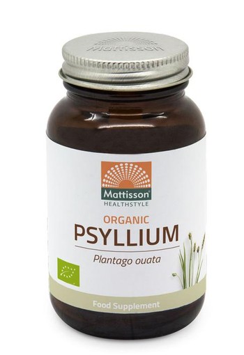 Mattisson Psyllium Husk 750mg bio (90 Vegetarische capsules)