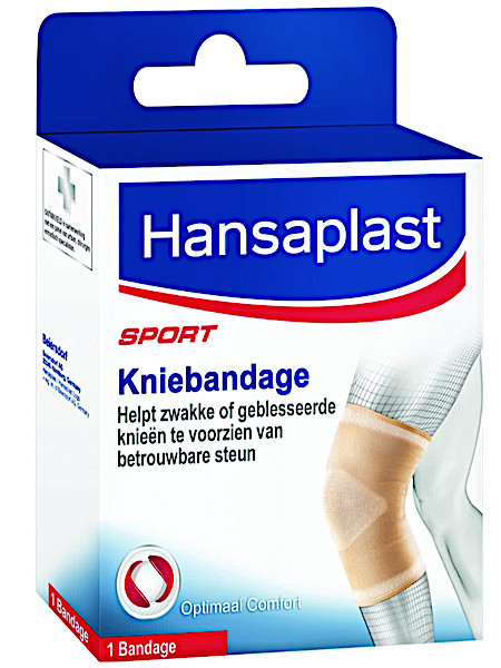 Ondergedompeld lijn meteoor Hansaplast Sport Kniebandage - M