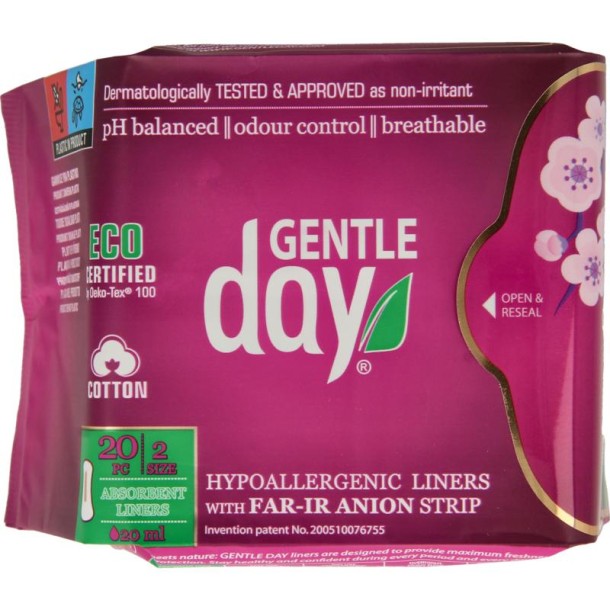 Gentle Day Inlegkruisjes absorberend (20 Stuks)