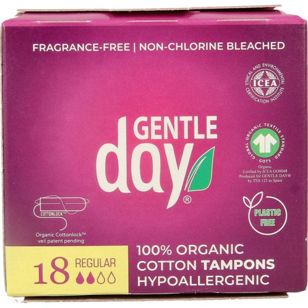 Gentle Day Tampon regular (18 Stuks)
