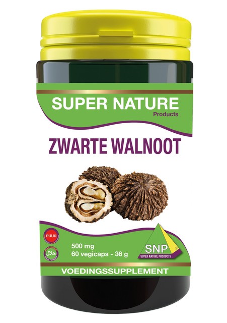 SNP Zwarte walnoot 500mg (60 Vegetarische capsules)