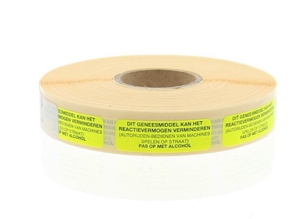 Spruyt Hillen Sticker geneesmiddel reactie (1000 Stuks)