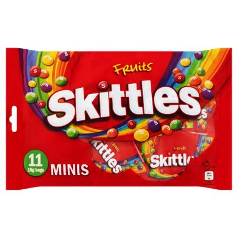 Skittles Fruits uitdeelzak (11 Zakjes)