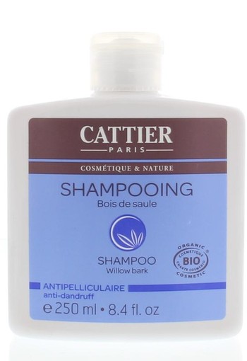 Cattier Shampoo anti-roos wilgenbast (250 Milliliter)