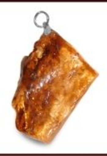 Ruben Robijn Edelsteenhanger barnsteen amber (1 Stuks)