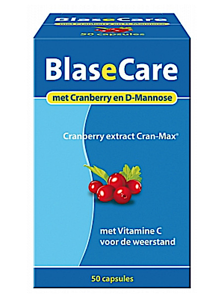 Blasecare Cranberry + D-mannose Capsules 50 stuks