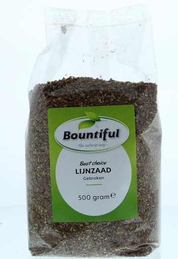 Bountiful Lijnzaad gebroken (500 Gram)