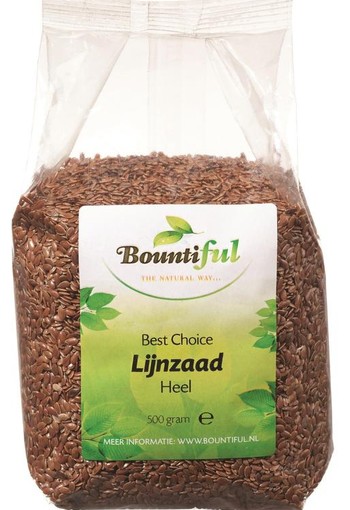 Bountiful Lijnzaad heel (500 Gram)