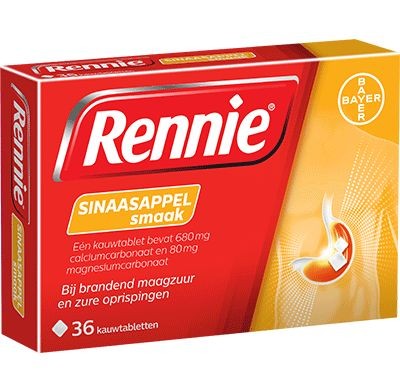Rennie Sinaasappel (36 Tabletten)