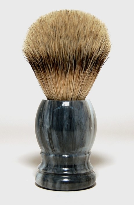 Hans Baier Scheerkwast silverspits marmer/grijs (1 Stuks)