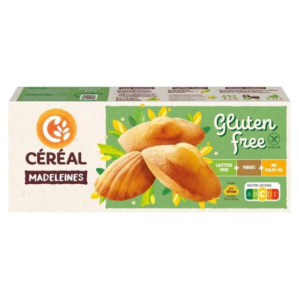 Cereal Madeleine glutenvrij (180 Gram)
