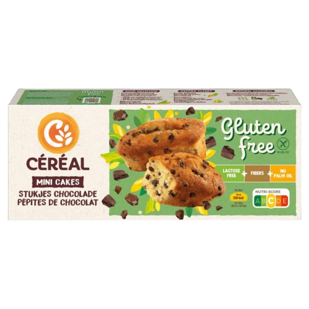 Cereal Cake mini choco glutenvrij (230 Gram)