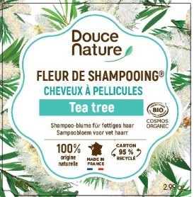 Douce Nature Shampoo bar antiroos met tea tree bio (85 Gram)