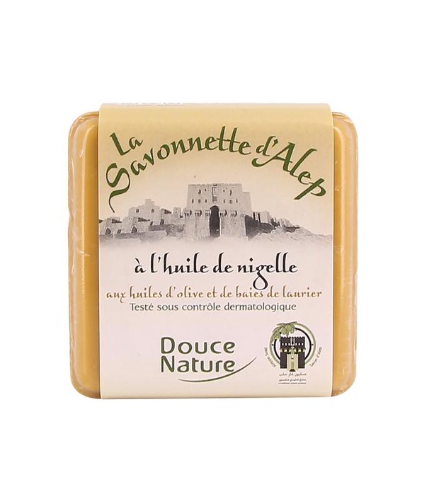 Douce Nature Zeep Aleppo nigella klein bio (100 Gram)