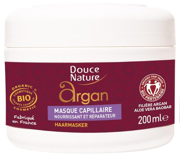 Douce Nature Haarmasker capillaire argan bio (200 Milliliter)