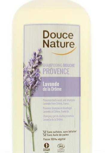 Douce Nature Douchegel & shampoo lavendel provence bio (1 Liter)