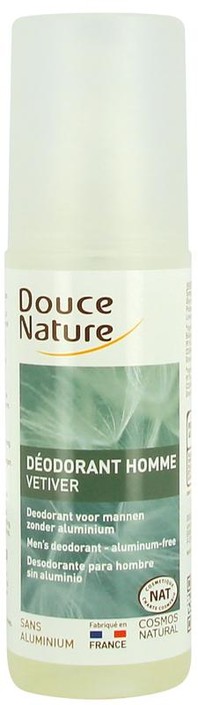 Douce Nature Deodorant spray mannen bio (125 Milliliter)