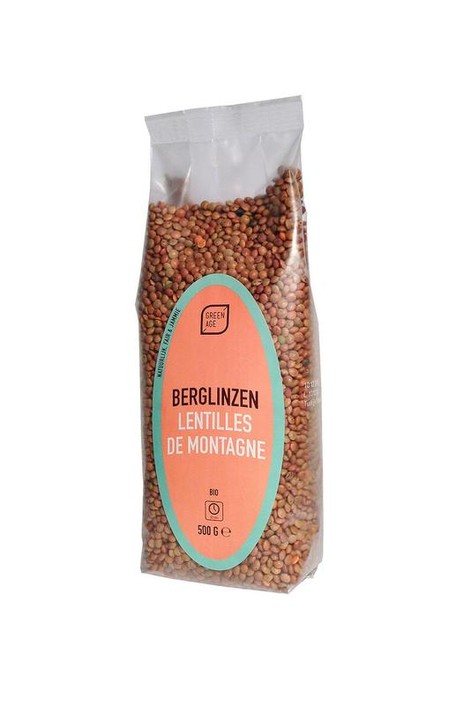Greenage Berglinzen bio (500 Gram)